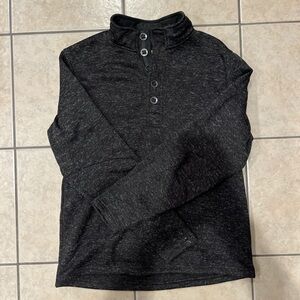 Redhead Co. Black Button-Up Pullover